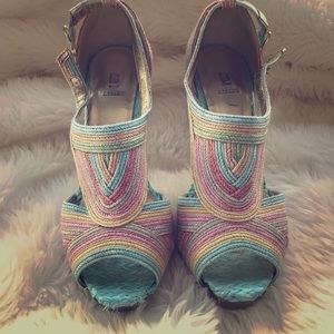 Colorful playful heels